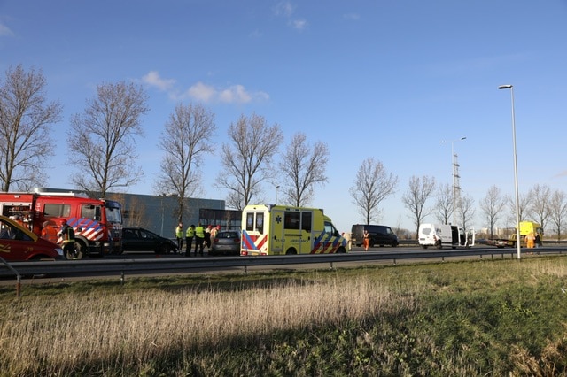 Ernstig Ongeval Op De A7 Tussen Leek En Groningen; Brandweer Bevrijdt ...